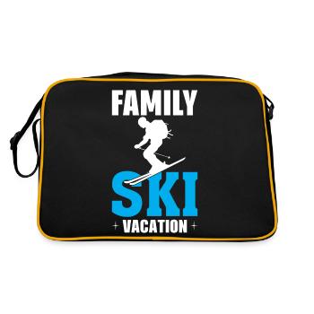 Vacances de ski en famille - Sac Retro - noir/or - Dos