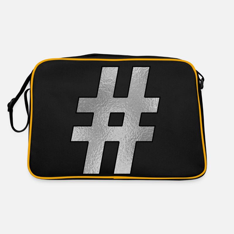 Hashtag Argent Sac Retro