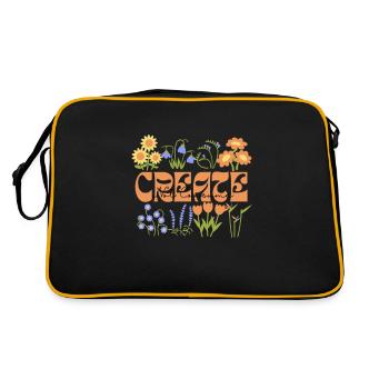 Create - Retro Bag - black/gold - Back