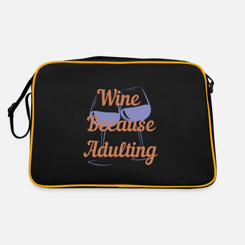 Le vin parce que l’âge adulte Sac Retro