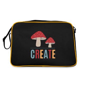 Create - Retro Bag - black/gold - Back