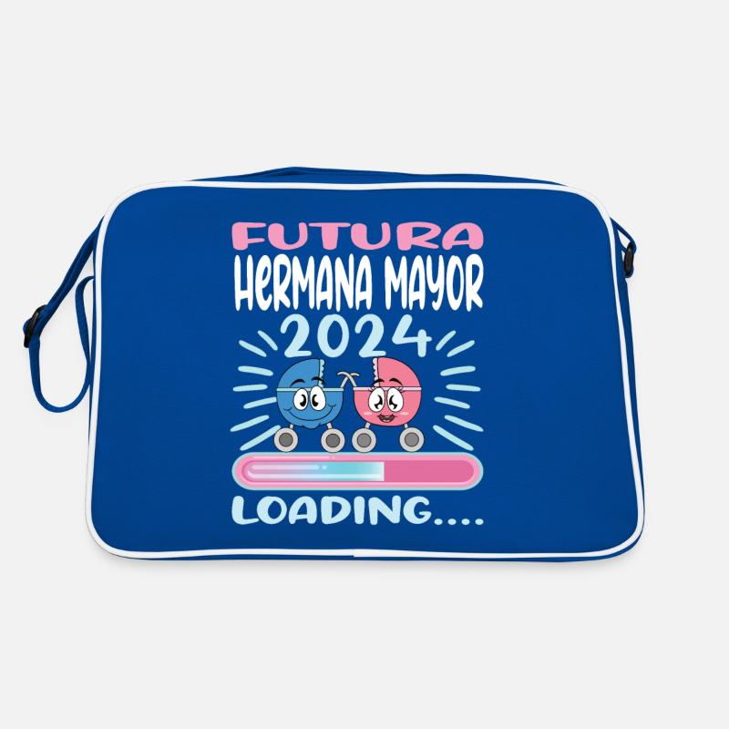 Schwester 2024 Hermana Mayor 2024 Retro Tasche