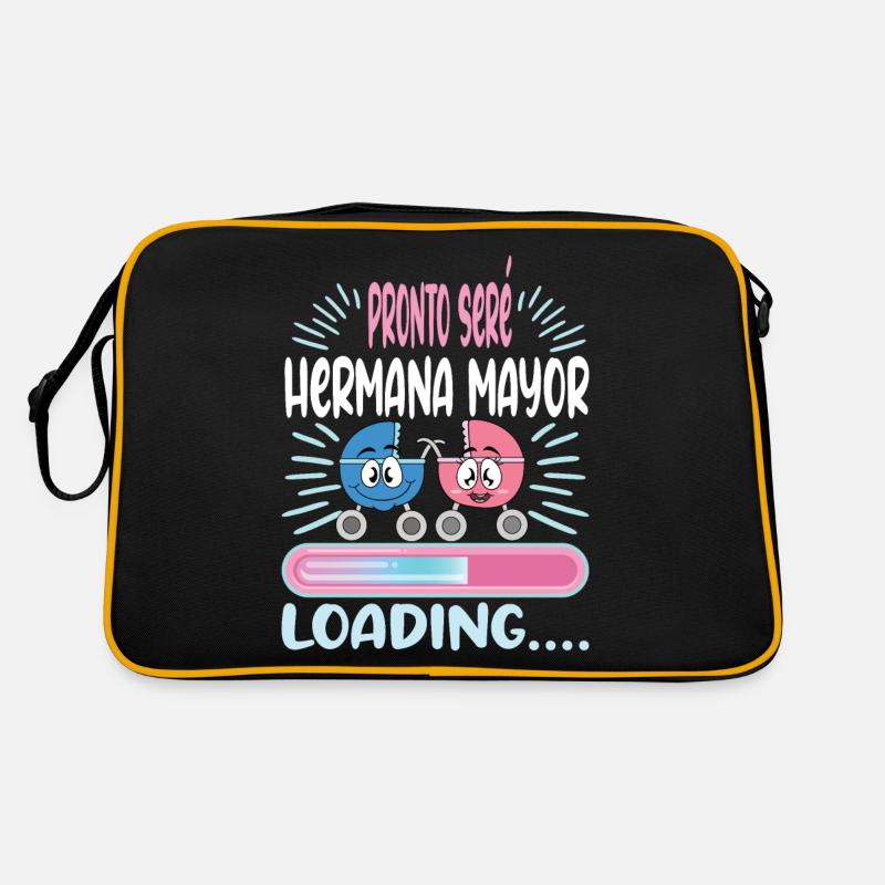 Schwester 2024 Hermana Mayor 2024 Retro Tasche