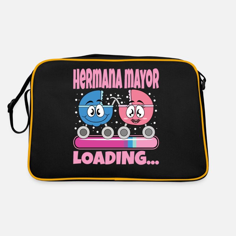 Schwester 2024 Hermana Mayor 2024 Retro Tasche