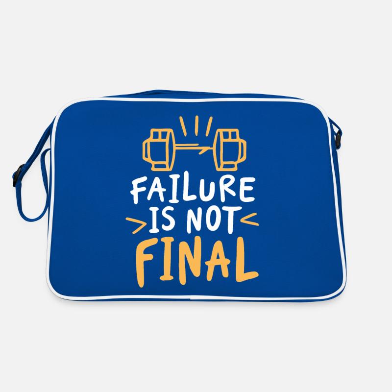FAILURE IS NOT FINAL Retro Bag