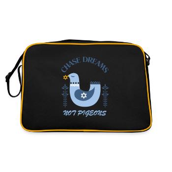 Chase Dreams not Pigeons - Retro Bag - black/gold - Back