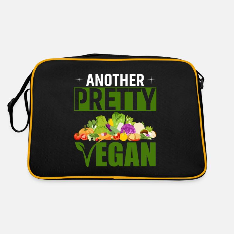 Eine Weitere Hübsche Veganerin Retro Tasche