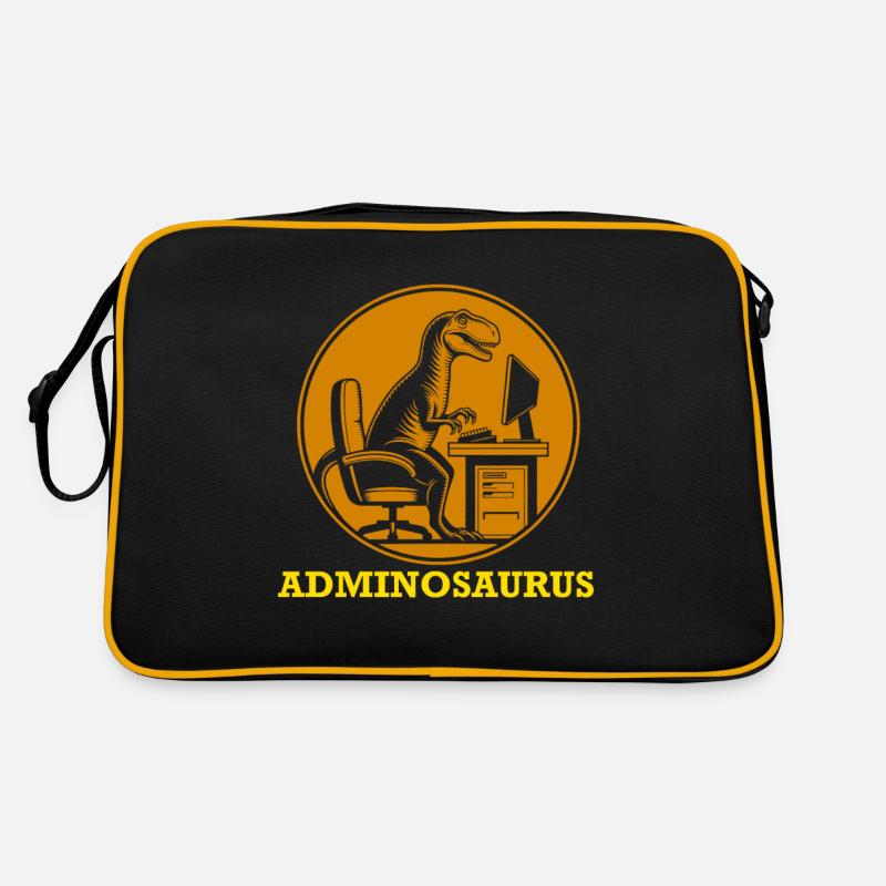 Adminosaurus Informatiker Retro Tasche