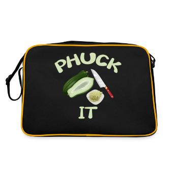 Funny Phuck It Laotian Cuisine - Retro Bag - black/gold - Back