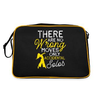 Il n’y a pas de faux mouvements, seulement des mouvements aléatoires - Sac Retro - noir/or - Dos