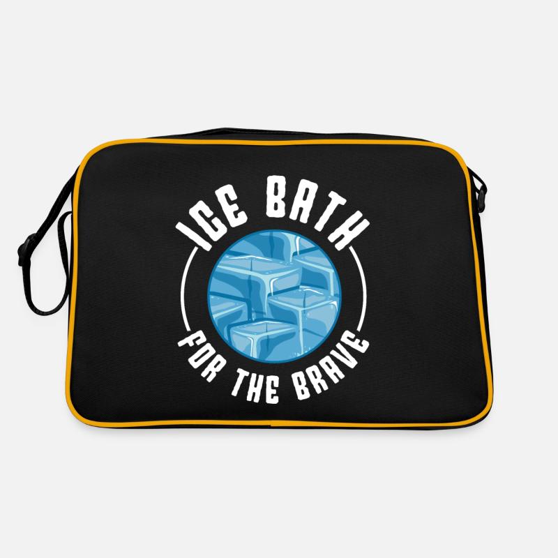 Bain de glace à l’eau glacée pour l’idée cadeau courageuse Sac Retro