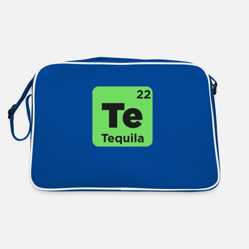 Te - Tequila Chemistry Element Funny Alcohol Lover Retro Bag
