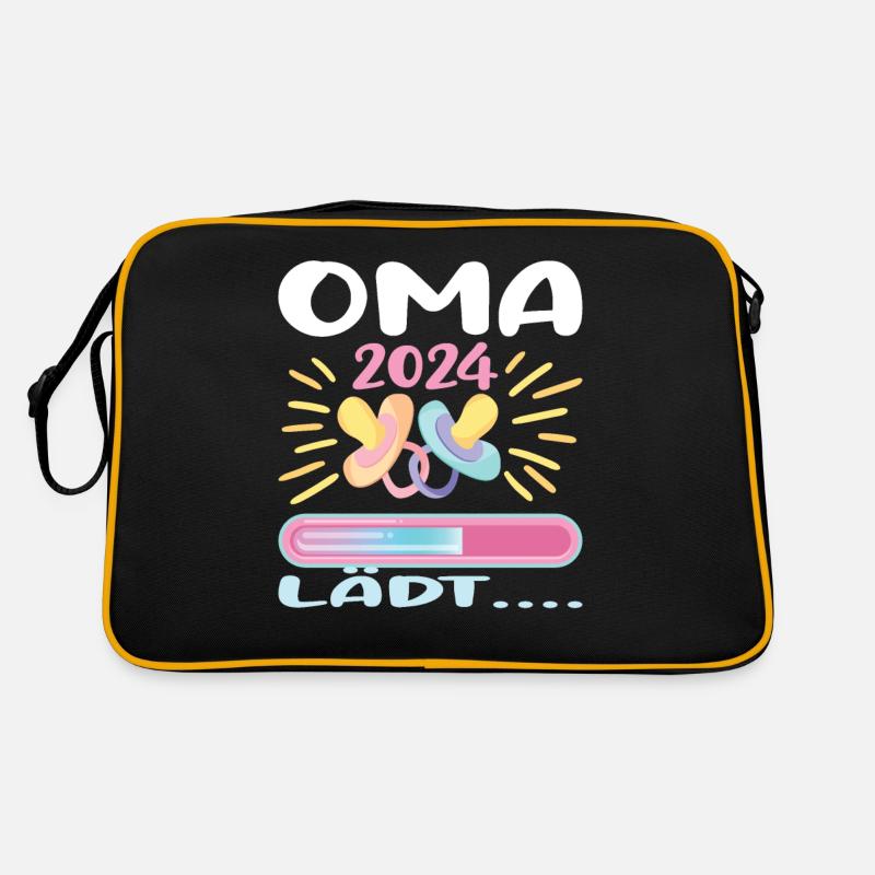 Oma 2024 werdende Oma 2024 Loading Retro Tasche