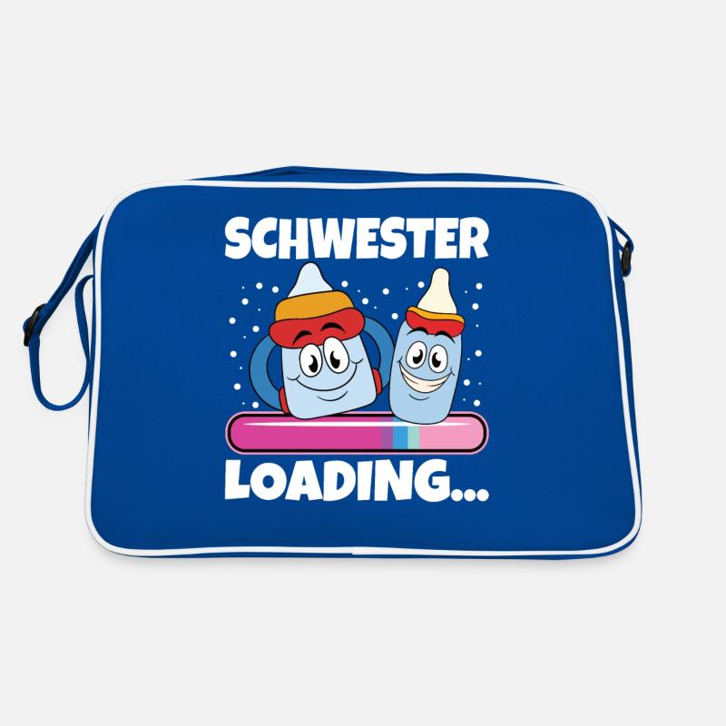 Schwester werden Schwester 2024 Retro Tasche