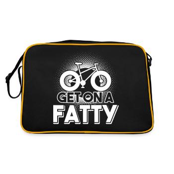 Fat Bike Fat Bike Get On A Fatty - Retro Bag - black/gold - Back