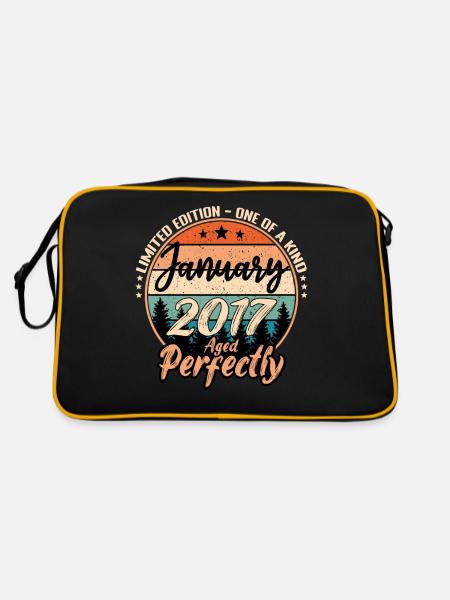 Janvier 2017 anniversaire 2017 légendes Janvier - Sac Retro - noir/or - Dos