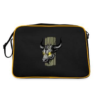 Regal Horns: Majestic Bull - Retro Bag - black/gold - Back