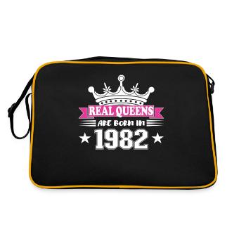 42 Année Anniversaire 1982 Anniversaire - Sac Retro - noir/or - Dos