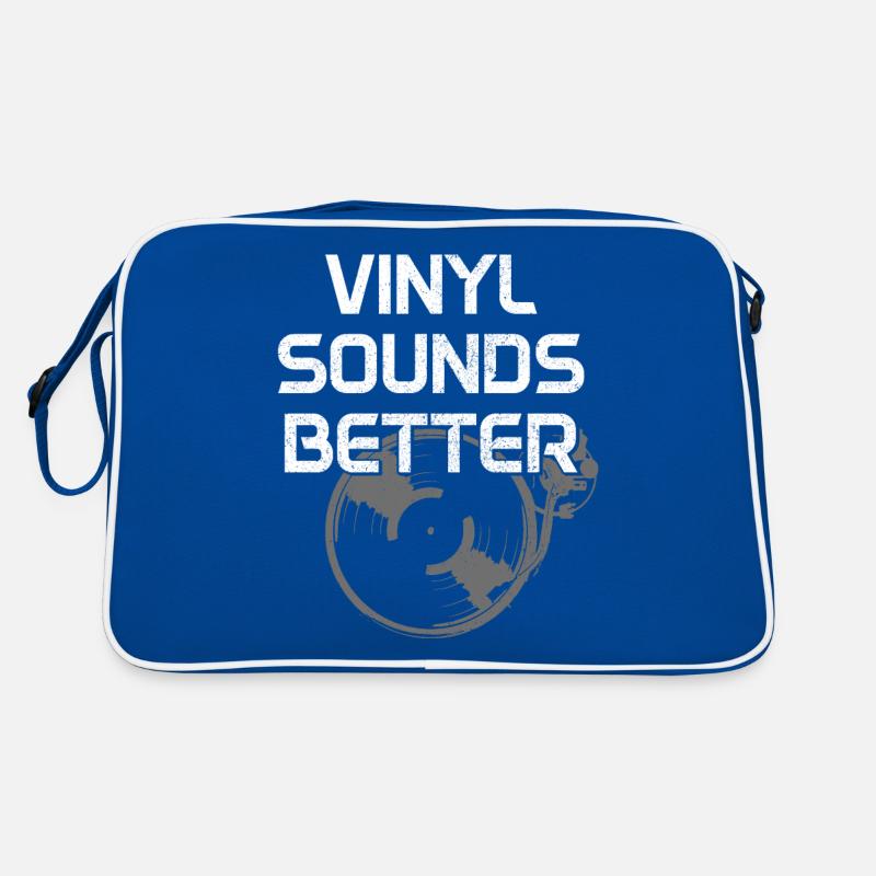 Vinyl Schallplatte Sammler DJ Geschenk Retro Tasche