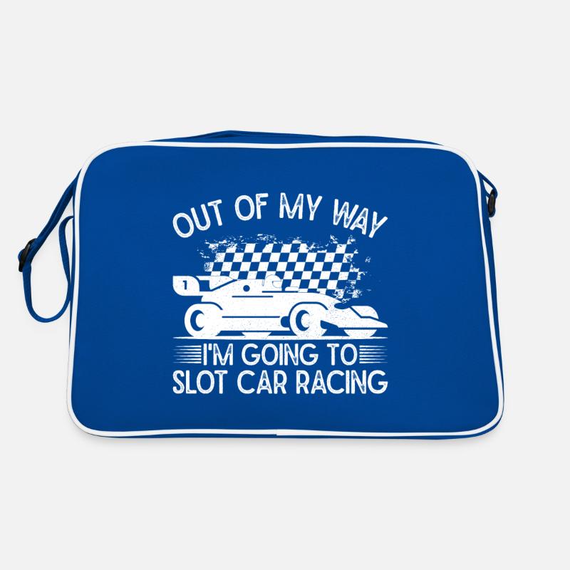Course de voiture de circuit hors de mon chemin idée cadeau Sac Retro