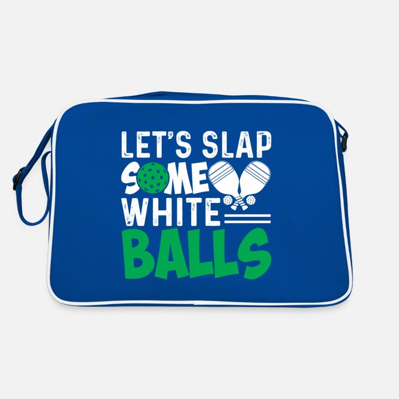 Let's clap some white balls Retro Bag