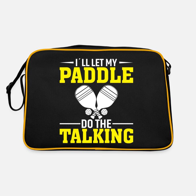 Ich Lasse Mein Paddel Sprechen Retro Tasche