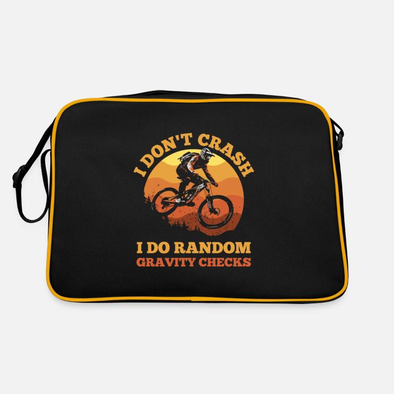 Draufgänger Radfahrer - Retro Tasche - Schwarz/Gold