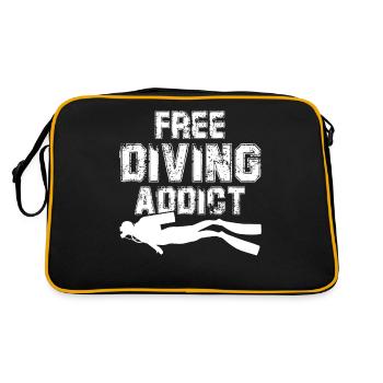 Freediving Freediving Addict - Retro Bag - black/gold - Back