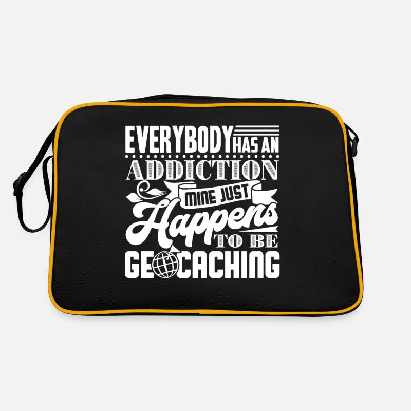 Geocaching Geocaching Addiction Retro Bag