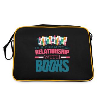 Lien de l’amoureux des livres - Sac Retro - noir/or - Dos