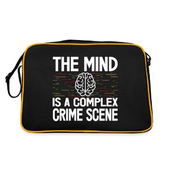 The Mind Complex Scene Professional Forensic Gift - Retro Bag - black/gold - Back
