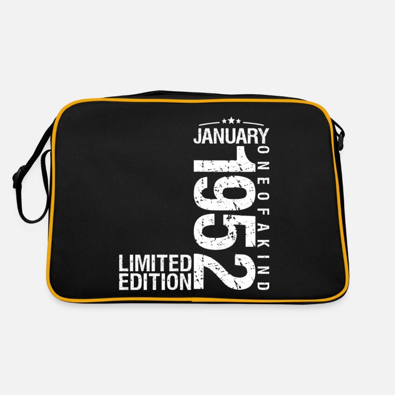 Janvier 1952 Janvier anniversaire January 1952 Sac Retro