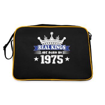 Cadeau d’anniversaire 1975 Vintage 1975 - Sac Retro - noir/or - Dos