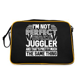 Juggling I Am A Juggler - Retro Bag - black/gold - Back