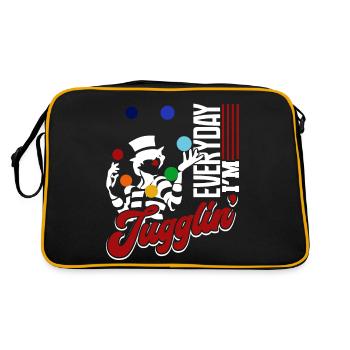 Juggling Everyday I'm Juggling - Retro Bag - black/gold - Back