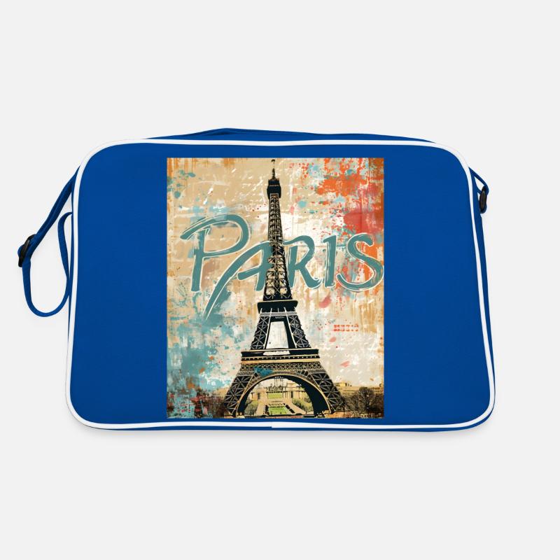 Paris with Eiffel Tower Retro Bag