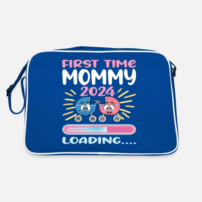 Mama 2024 Werdende Mutter Schwangerschaft Retro Tasche