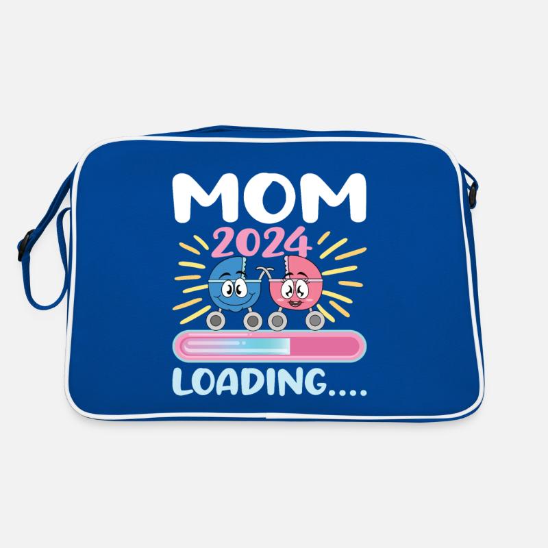 Mama 2024 Werdende Mutter Schwangerschaft Retro Tasche
