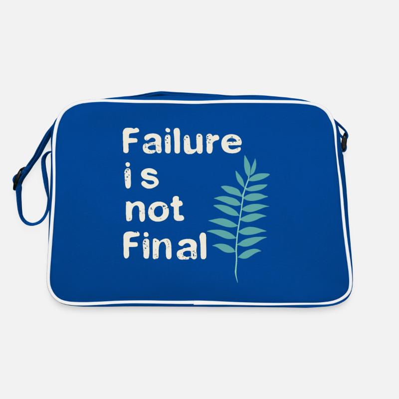 SCHEITERN IST NICHT ENDGÜLTIG 01 Retro Tasche