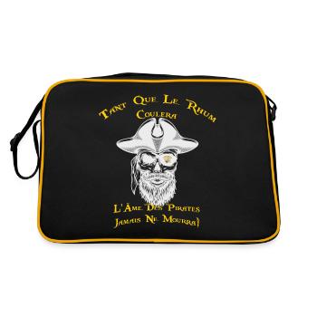 Pirate version claire - Sac Retro - noir/or - Dos