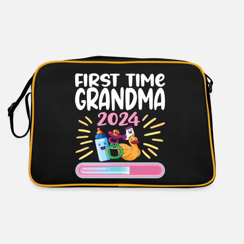 Oma 2024 werdende Oma 2024 Loading Retro Tasche