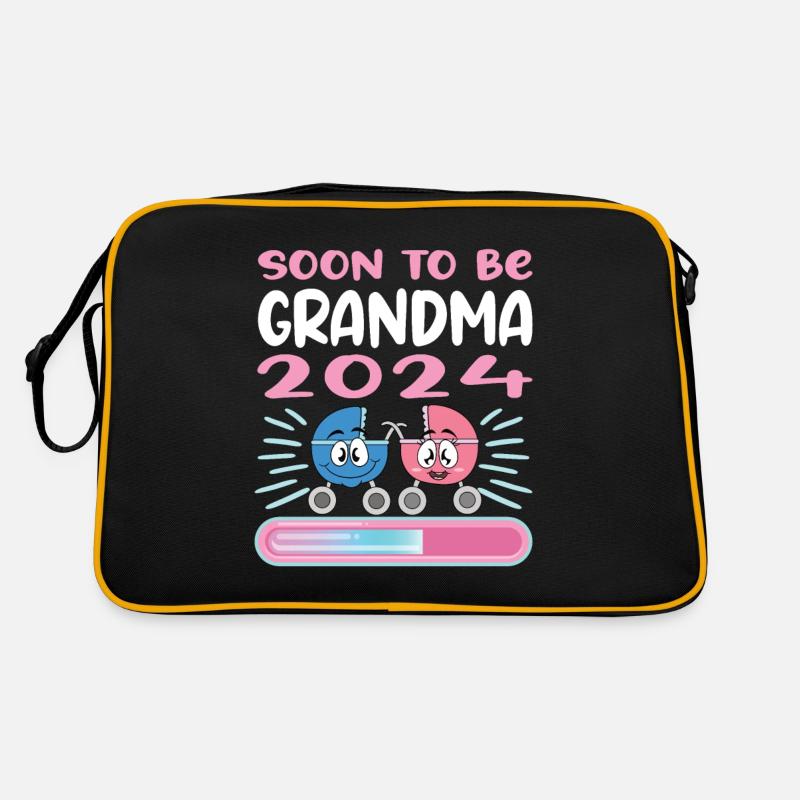 Oma 2024 werdende Oma 2024 Loading Retro Tasche