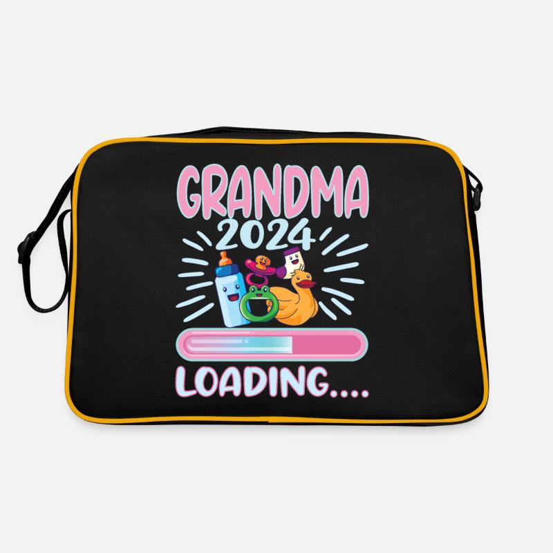Oma 2024 werdende Oma 2024 Loading Retro Tasche