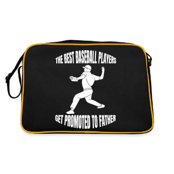 Joueur de baseball Équipe de baseball - Sac Retro - noir/or - Dos