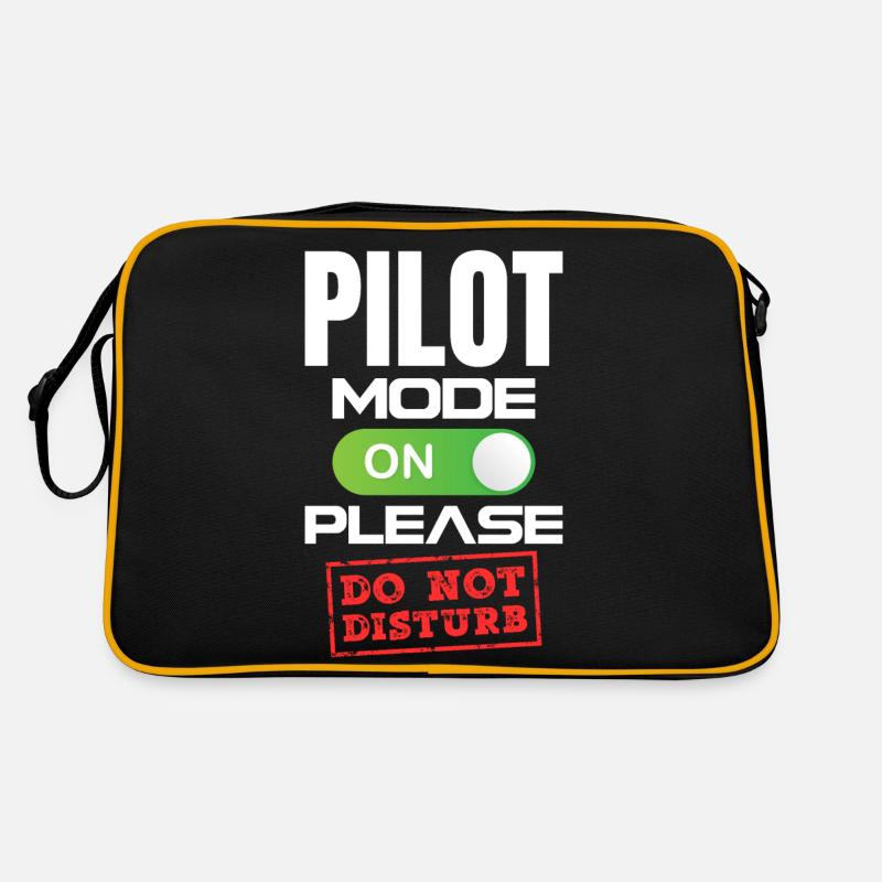 Pilot Mode On Please Do Not Distrub Retro Tasche