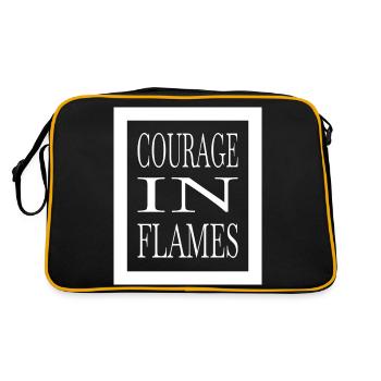 Actes audacieux Détermination en matière de sécurité incendie - Sac Retro - noir/or - Dos