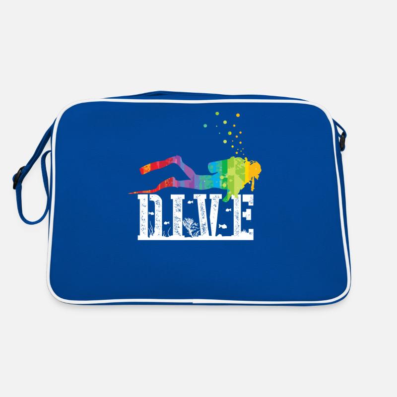 Plongée drôle Vintage plongeur cadeau Sac Retro