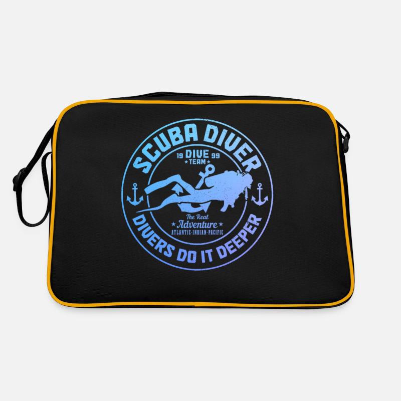 Plongée drôle Vintage plongeur cadeau Sac Retro