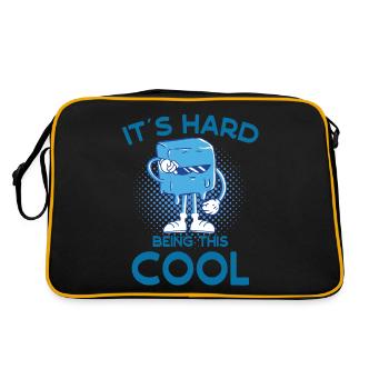 Baignade sur glace C’est difficile d’être ce cadeau de glace cool - Sac Retro - noir/or - Dos