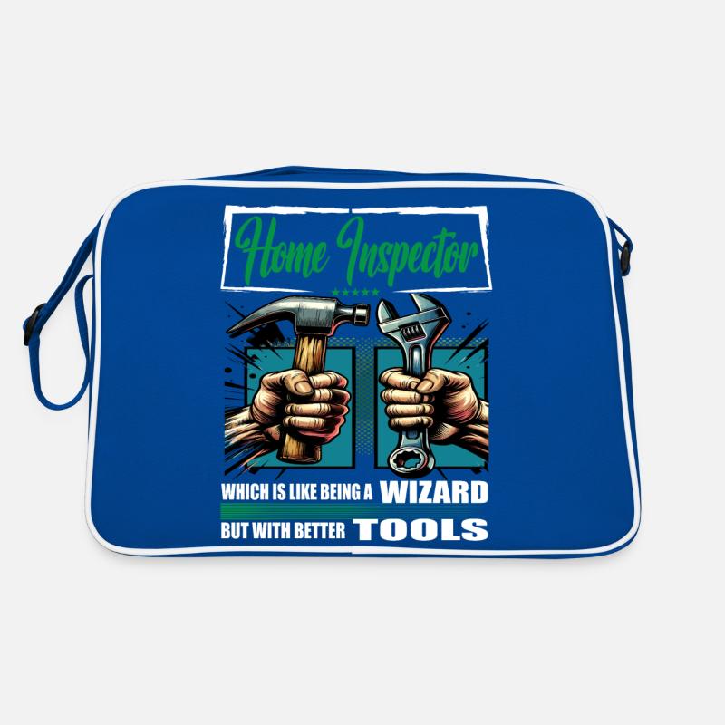 Home inspector Profession Saying Worker Retro Bag